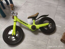 永久K8儿童平衡车1-3岁男 滑步车4-6岁小孩滑行车 女宝宝单车溜溜车 荧光绿 【镁合金 一体轮】 12寸 85-120cm 实拍图