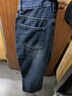 真维斯（Jeanswest）复古蓝阔腿牛仔裤女款秋冬新款高腰垂感直筒宽松小个子拖地裤子女 复古蓝九分 XS 实拍图