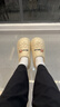 洁丽雅防水棉拖鞋女士秋冬季外穿防滑2025新款室内家居全包跟厚底棉鞋男 卡其 【小浣熊 掌柜推荐】 42-43 【适合41-42码】 实拍图