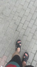 回力凉鞋男休闲拖鞋户外两穿沙滩鞋轻便透气简约款HL3812黑色43码 实拍图