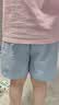 夏季儿童短裤外穿冰丝速干2024新款女童运动裤薄款女大童裤子夏装 紫色 150 实拍图