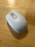 罗技（Logitech）M196 无线蓝牙鼠标 办公鼠标 笔记本商务办公家用 小巧便携 对称手型 珍珠白 实拍图
