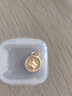 菜百首饰黄金吊坠 足金 3D生肖龙 吉祥龙牌圆形吊坠 本命年 计价 HJ（亿） 黄金吊坠/项坠（不含链） 约1.12g 实拍图