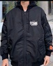 杰克·琼斯（JACK&JONES）25年秋冬男装棉衣飞行夹克男保暖宽松潮流连帽短款棉服外套男士 黑色E40 M 175 实拍图