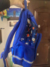 艾欣儿 幼儿园儿童书包女小学生男生卡通动漫小中大班小背包宝宝3456岁双肩包恐龙轻便减负公主汪汪队 蓝色奥特曼 实拍图