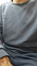 特步（XTEP）卫衣男装春季新款百搭灰色长袖男士休闲上衣宽松圆领大码运动服男 珍珠灰【常规款】 L /175 实拍图