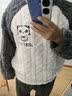 猫人情侣男士睡衣男冬珊瑚绒可外穿长袖加绒圆领家居服套装深灰3XL 实拍图