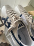 Onitsuka Tiger鬼塚虎男女款中性鞋子复古舒适运动休闲鞋男RUNSPARK 米色/蓝色-203 42.5 实拍图