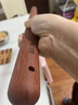 双枪擀面杖 花梨木木无漆擀面棍压面棍烘焙小工具50cm 实拍图