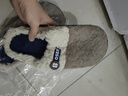 利达妮（TZLDN）毛绒棉拖鞋男士秋冬季2025新款室内家居静音防滑保暖包跟毛拖鞋女 款式一 40-41 【适合39-40】 实拍图