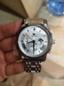 欧利时（OLEVS）瑞士认证品牌手表男多功能日历夜光防水石英表高档商务男士手表 OLEVS-2892-钢带本白 实拍图