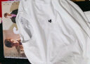 杰克·琼斯（JACK&JONES）男装T恤男夏季万能T恤舒适男士短袖清凉多色上衣纯色水洗不易走形 本白色A06 XL 晒单实拍图