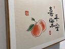 顺吉祥利 猫咪电表箱装饰画遮挡配电箱电闸盒开箱多媒体挂画开关餐厅壁画 B8017平安喜乐寓意 45*35cm(遮挡35*25)掀盖黑框 实拍图