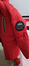 鸭鸭儿童羽绒服男童女童中大童长款加厚初中生加绒外套 中国红 140cm  实拍图