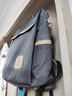 晴碧琳双肩包女背包时尚包包女包旅游休闲通勤轻便旅行多功能布 灰色丨时尚双肩包 实拍图