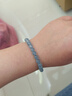 灵菲精品海蓝宝手链男女生水晶手串情侣生日礼物7mm附证书 实拍图
