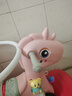 幼贝臣儿童木马摇摇马玩具婴儿大号摇马宝宝健身户外两用木马多功能摇马 新可爱马波尔多红靠背+推杆+护栏 实拍图
