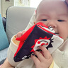 戴维贝拉（DAVE＆BELLA）初生婴儿摇粒绒连体衣0-3个月宝宝爬服秋季新款小童包屁衣新生儿 马卡龙印花【现货】 73cm （建议身高66-73cm） 实拍图
