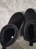 骆驼（CAMEL）雪地靴女百搭舒适暖绒平跟套筒保暖靴 L23W275157 黑色 40  实拍图