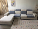 艺被（yibei） 沙发罩套雪尼尔加厚弹力全包防滑沙发四季坐垫套防猫抓防尘罩 语梦-灰白色 大单人-宽65-85长65-85高5-20 实拍图