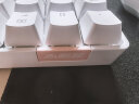 黑爵（AJAZZ）AK692三模热插拔机械键盘 全键热插拔 单光 69键带数字键区 支持多设备连接 白色茶轴 实拍图