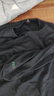 NASALIKE卫衣男长袖T恤男装衣服宽松休闲春秋款中年百搭时尚圆领上衣 藏青 3XL（建议150-165斤） 实拍图