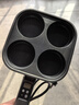 奥克斯煎蛋锅家用电饼铛四孔不粘锅荷包蛋神器汉堡机煎牛排鸡蛋汉堡锅煎饼机学生宿舍小型早餐机 四孔煎蛋锅（送油刷+煎饼铲） 实拍图