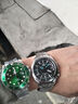【经典绿水鬼】黑水鬼全新欧利时腕表瑞士认证机械腕表潜航者防水夜光经典时尚百搭酷型格 欧利时6650本绿绿水鬼机械表 实拍图