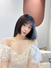 施洛甄（SHILUOZHEN）和田玉竹节项链女彩金色首饰生日礼物情人节礼物送女友老婆 和田玉有你竹够项链【七仓直发】 实拍图