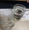 乐唯诗（NERVISHI）咖啡店用冰美式咖啡杯冷萃拿铁杯水杯冷饮杯果汁杯饮品杯玻璃杯子 乐雅叠叠杯【晶格透明】 300ml 2只 实拍图