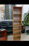 立太小型书架落地置物架收纳家用窄柜子储物柜角落缝隙简易小书柜 【24深度】30CM六层木色 实拍图