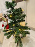 多美忆圣诞树套餐圣诞节装饰品金色60cm小树客桌面办公室圣诞节氛围布置 实拍图