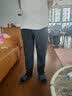 【两件装】裤子男夏季休闲裤男士冰丝速干直筒裤弹力商务透气宽松运动长裤子 黑色+深灰色【两条装】 4XL【建议160-175斤】 实拍图