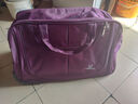 嘉禾生活 时尚旅行包拉杆包女可折叠休闲手提行李包袋登机包男 紫色_4 可登机 大号 实拍图