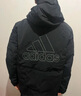 adidas 拒水防泼防风保暖鸭绒羽绒服面包服男女同款阿迪达斯官方   黑色   2XL 实拍图