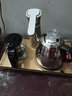 王牌名典自动上水电热水壶茶台烧水壶玻璃茶具套装恒温水壶煮茶器电茶壶开水壶烧水器功夫茶具电茶炉煮水 388(全自动)(37*20cm)金色1L 实拍图