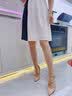 Lily Wei【南风知意】2026新款细跟铆钉裸色高跟鞋尖头久站百搭性感凉鞋 裸粉色【跟高10cm】 37 实拍图