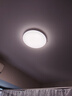 欧普照明（OPPLE）卧室吸顶灯北欧卧室灯简约现代创意led主卧房间灯书房灯具WS 【呵护光2代】铭宇III智控大圆卧 实拍图