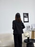 晨芙休闲小西装外套女春秋时尚英伦风正装显瘦小个子短款气质西服上衣 黑色常规【三粒扣】 L 建议100-110斤 实拍图
