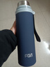 富光保温杯大容量车载杯户外男女士水杯便携茶杯送人直身杯子保冷杯 墨蓝色800ml 实拍图
