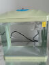 森森（SUNSUN） 鱼缸水族箱金鱼缸带灯鱼缸过滤器玻璃鱼缸桌面鱼缸 抹茶绿 HR-230含鱼缸 灯 水泵（不带18件） 实拍图