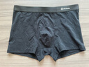 海澜之家（HLA）男士内裤男纯棉10A抗菌四季通用男生平角短裤头冰丝莫代尔内裤衩 10A抗菌新疆棉-深红/浅灰/黑色 3条 3XL /185(体重170-190斤) 实拍图