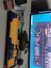 雷柏（Rapoo） V500PRO黄蓝升级款 104键有线背光机械键盘 PBT双色键帽电脑办公游戏全键无冲可编程键盘 茶轴 实拍图