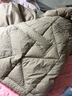 坦博尔羽绒服女时尚收腰保暖菱格宽松女士外套TD236268 椰壳咖 160  实拍图