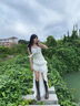 狄德拉棕色长筒靴女厚底内增高小个子不过膝骑士靴v口加绒显瘦高筒靴 平底款棕色单里 37 (235mm) 偏大一码 实拍图