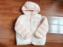 巴拉巴拉童装儿童羽绒服两件套男童女童宝宝冬装连帽外套 红白色调00361 140 充绒量52g 实拍图