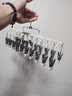 友纳（Youna）不锈钢袜子夹多夹子防风内衣内裤晾晒架多功能家用阳台晒袜子神器 奶白色20夹-1个装【夹力强劲】 实拍图