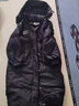 鸭鸭（YAYA）羽绒服女新款长款冬季加厚品牌时尚休闲宽松舒适百搭加厚外套KL 黑色 S (155) 实拍图