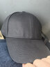 佰吉川帽子大头围男女韩版潮加大号头大适合的大脸大码遮阳鸭舌帽棒球帽 黑色 大码XL（59-64cm） 实拍图