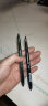 uni-ball三菱air黑科技中性笔uba188直液式签字笔自由控墨水笔绘制图学生书画练字笔 【0.5mm】黑色3支 实拍图